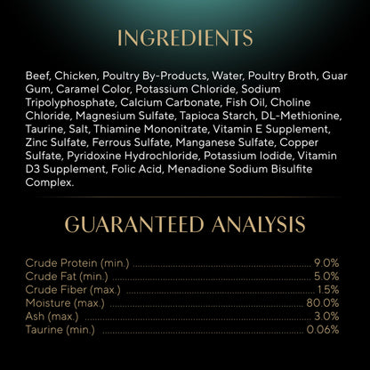 Sheba Perfect Portions Wet Cat Food Pate Tender Beef Entree, 2.6 oz. Twin-Pack Trays (24 Count, 48 Servings)