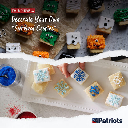 4Patriots Emergency Food Bars: Non-Perishable S.O.S Ration Designed to Last 5 Years, 9 Servings