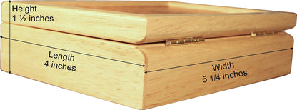 Wood Art Celtic Box - Handmade in USA - Unmatched Quality - Unique, No Two are the Same - Original Work of Wood Art. A Celtic Gift, Ring, Trinket or Wood Jewelry Box (#4852 Celtic Knot 4x5x1.5)