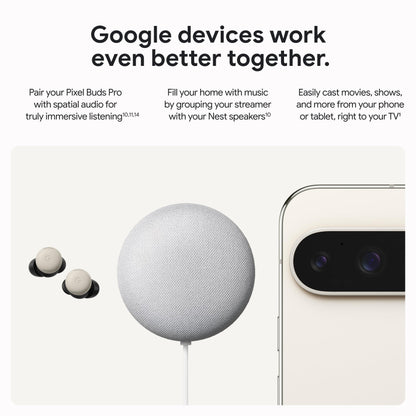 Google TV Streamer 4K - Fast Streaming Entertainment on Your TV with Voice Search Remote - Watch Movies, Shows, Live TV, and Netflix in 4K HDR - Smart Home Control - 32 GB of Storage - Porcelain