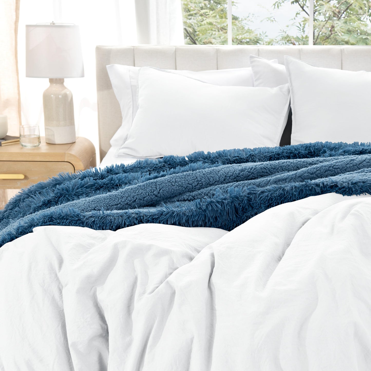 Bare Home Microfiber Duvet Cover Set - Ultra Soft Washed Microfiber - Twin/Twin Extra Long - Linen-Like Look - Easy Care - Breathable Fabric - Our Softest Duvet Cover Set (Twin/Twin XL, White)