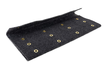 Camco Wrap Around Step Rug- Protects Your RV from Unwanted Tracked in Dirt, Works on Electrical and Manual RV Steps - Extra Large (Gray) (42935)