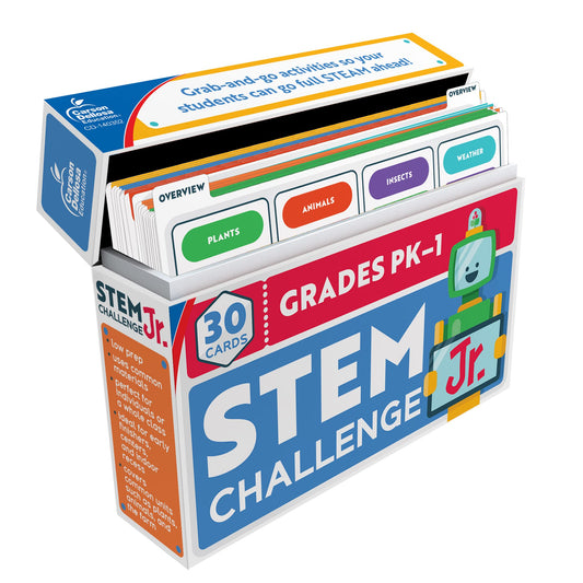 Carson Dellosa Stem Challenge Science Kits for Kids Age 5-7, Plants, Animals, Insects, and Weather 1st Grade, Kindergarten, and Preschool Learning Activities, Educational Games and Experiments