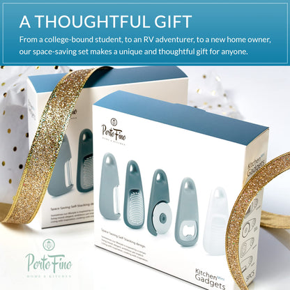 Space Saving Kitchen Gadgets - Kitchen Gadgets Set 5 Pieces - Camper Gifts - RV Gifts - RV Kitchen Accessories - Gifts for RV Owners - RV Gadgets - Dishwasher Safe