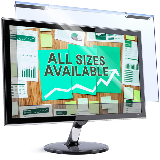 VINTEZ Blue Light Screen Protector for 31.5, 32 Inch Computer Monitor and Laptop – Anti-UV Blue Light Blocking Film for Desktop PC, Eye Protection Filter, 28.2" x 16.5", 1 Pack