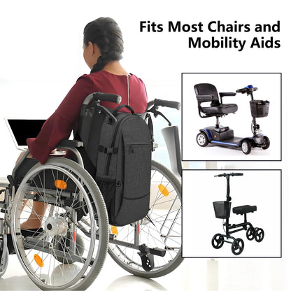 CURMIO Oxygen Tank Backpack, Portable Oxygen Cylinder Carrying Bag for Travel, Fits for Tank Size M2, M4/A, ML6, M6/B, M7, M9/C, Patent Design, Black