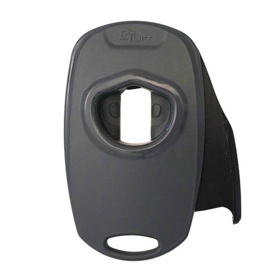 Draft Top Lift Universal Topless Can Opener - Smooth Edge Aluminum Can Lid Remover For Beer, Cocktails, & Soda - Ideal For Tailgating & Garnishes, As Seen On Shark Tank, Made In The USA, Black & Grey