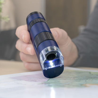 Carson Pocket Micro 20x-60x LED Pocket Microscope Handheld STEM Toy (MM-450)