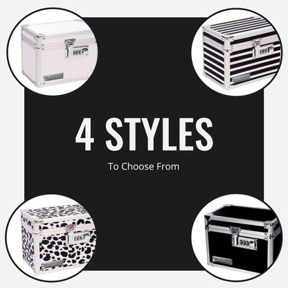 Vaultz Medicine Lock Box - 5 x 7 x 5 Inches - Secure Cabinet Safe with Combination Lock - Ideal for Medications and Small Valuables - Black