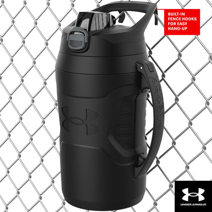 Under Armour 32 oz Insulated Water Bottles - Sports Water Jug with Handle, Fence Hook, Leak Resistant for Baseball, Football & More, 32 oz Water Bottles, Sports Water Bottle Insulated