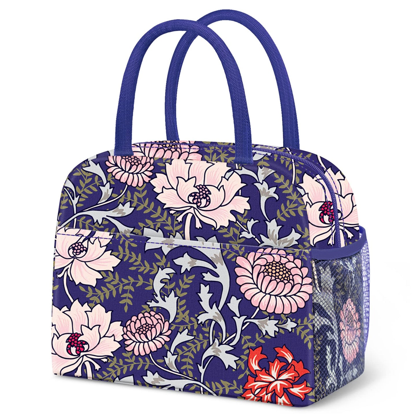 DALINDA Lunch Bag Lunch Box for Women Men Reusable Insulated Lunch Tote Bag,Leakproof Thermal Cooler Sack Food Handbags Case High Capacity for Travel Work Picnic Beach,Orchid