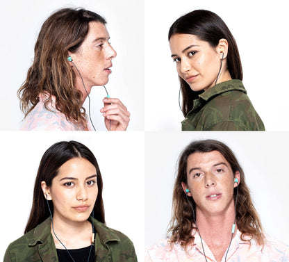 Skullcandy Jib Wired Earbuds with 3.5mm Plug, Noise Isolating Fit, Built-in Microphone Call and Track Control, Convenient for Travel (6 Pack) - Cobalt Blue