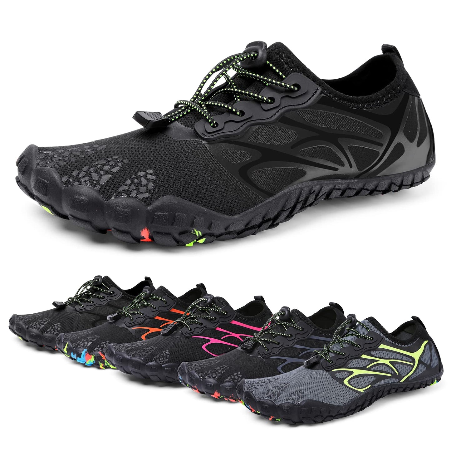 ziitop Water Shoes for Men Women Beach Barefoot Swim Rock Climbing Pool Shoes Socks, Anti-Slip Breathable Quick Dry Lightweight Slip-on, Outdoor Sport Hiking Walking Boating Fishing Diving Surfing