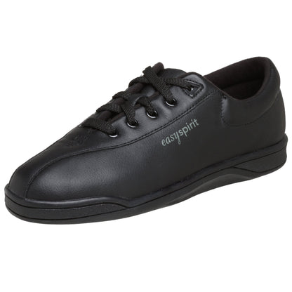 Easy Spirit womens Api walking shoes, Black Leather, 10.5 US