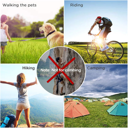 Zalava 6pcs 2”D-Clip Durable Locking Carabiner Keychain Clip with Hook