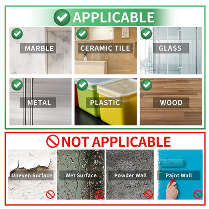 EZlifego Double Sided Tape Heavy Duty, Nano Double Sided Adhesive Tape, Clear Mounting Tape Picture Hanging Adhesive Strips (9.85FT)