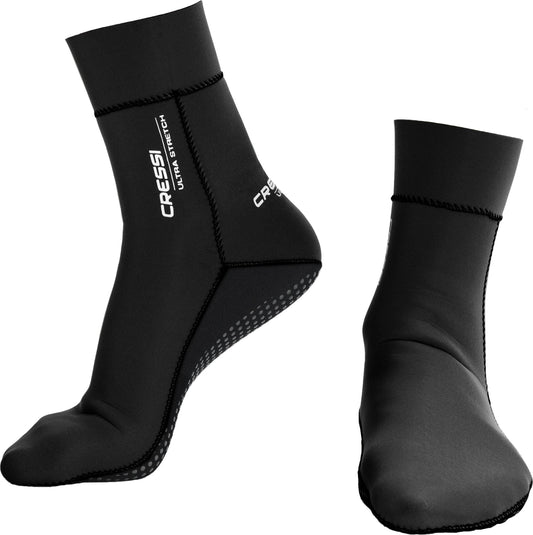 CRESSI Standard Ultra Stretch Socks 1.5mm, Black, XL | US Man 11/12 | US Lady 12/13 | EU 45/46