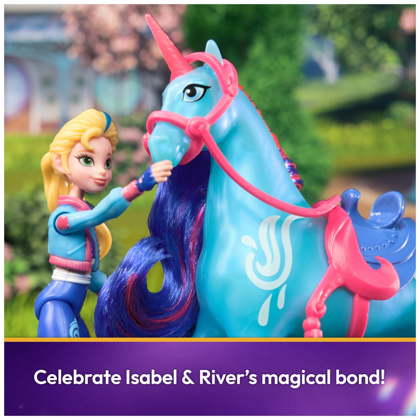 Unicorn Academy, Isabel & River with 2 Accessories & Hair Tool, Dolls & Unicorn Toys for Girls Ages 4 and up