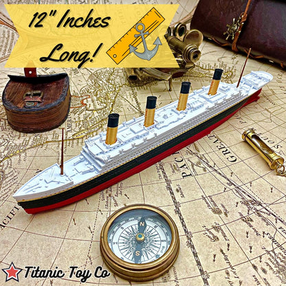 Split In Half RMS Titanic Model Ship 1 Ft Long Assembled Titanic Toys For Kids, Historically Accurate Titanic Toy, Titanic Ship, Titanic Cake Topper, Titanic Figurine, Titanic Boat, Titanic Replicas