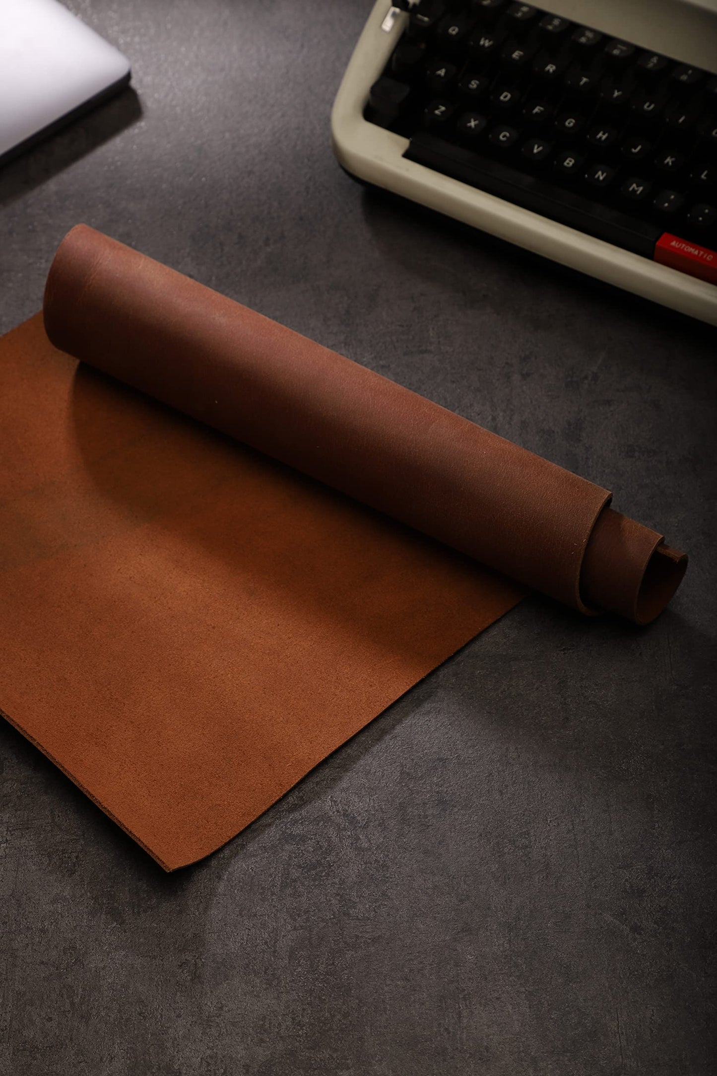 Wanderings Leather Sheets for Crafts – 3 Sheets (12x12") + Leather Cord (36") - Genuine Full Grain Buffalo Leather Squares - Great for Jewelry, Leather Wallets, Leatherworking Arts and Crafts