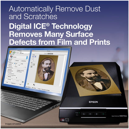 Epson Perfection V600 Color Photo, Image, Film, Negative & Document Scanner