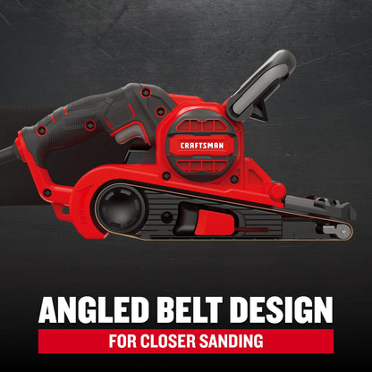 CRAFTSMAN Electric 7 Amp Belt Sander, 3-in. x 21-in., Corded (CMEW213)
