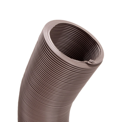 Camco Durable High Tensile Strength Vinyl Sewer Hose with Steel Wire Core – 15’ Hose with 15 mils of HTS Vinyl, Great for Year Round RVing Compresses to 26” for Simple and Easy Storage, Brown (39661)