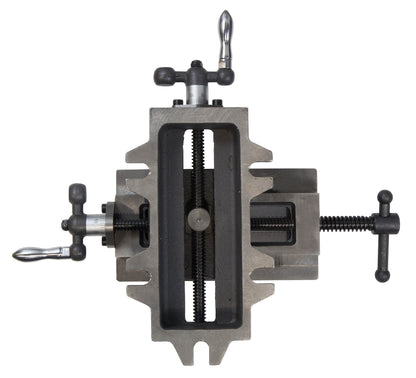 WEN Cross Vise, 4.25-Inch with Compound Slide for Mills and Drill Presses (CV414),Black