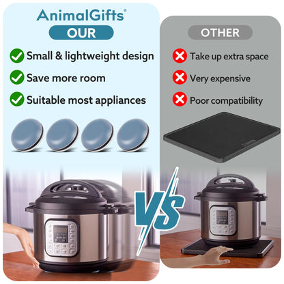 Appliance Sliders for Kitchen 24 PCS Self-adhesive Small Kitchen Finds Appliance Slider Hacks Easy to MovIing & Space Saving Must Have Home Gadgets Mixer Accessories for Countertop