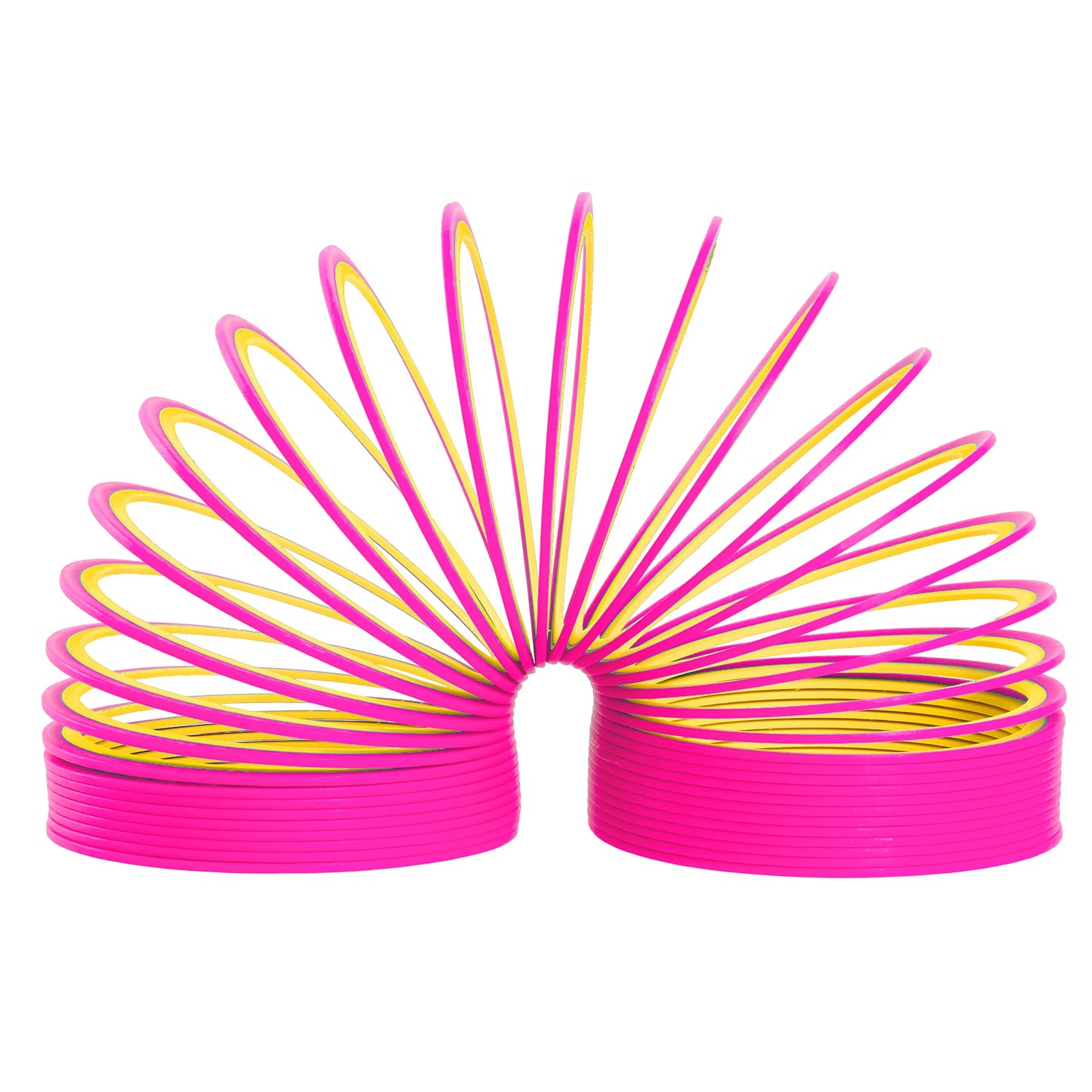 Slinky the Original Walking Spring Toy, Plastic Slinky 3-Pack, Multi-color Neon Spring Toys, Kids Toys for Ages 5 Up by Just Play
