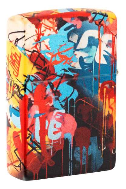 Zippo Street Art Design 540 Matte Pocket Lighter