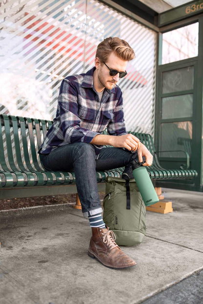 CamelBak Chute Mag 20oz Vacuum Insulated Stainless Steel Water Bottle, Black