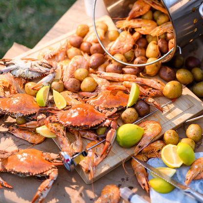 Barton 30QT Turkey Deep Fryer 37,000BTU Fish Fryer Pot Combo Boiler Steamer Roaster Clam Crawfish Pot Boiling Lid Seafood Cajun Gas Stove Burner Stand Injector