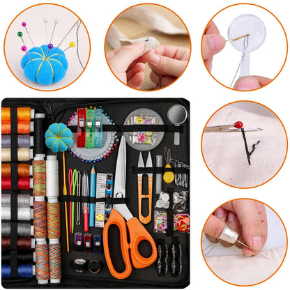 Sewing Kit for Adults,Maxfanay Needle and Thread Kit for Sewing,Professional Sewing Supplies Accessories with Tailor Scissors,43XL Thread,30 Needles,Yarn Snips and More for Travel Home Beginners