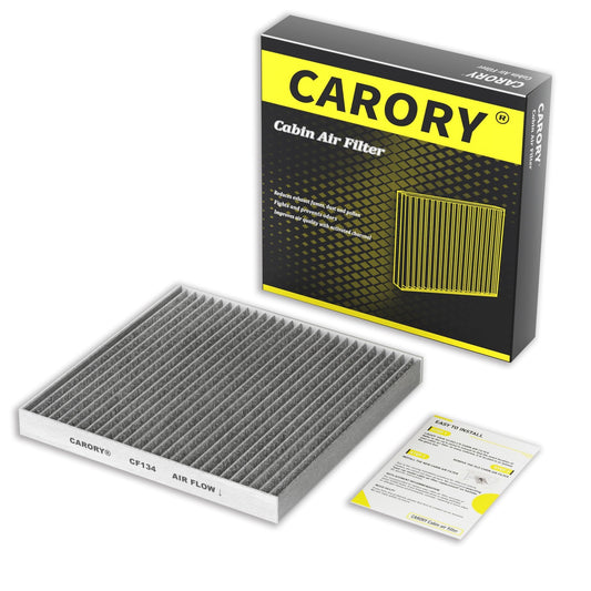 CARORY Cabin Air Filter w/Activated Carbon for Honda Accord 2003–2022, Civic 2006–2015, CR-V 2007–2016, Odyssey 2006–2017, Pilot 2009–2022, Ridgeline 2017–2024, Acura MDX 2007–2020 and More