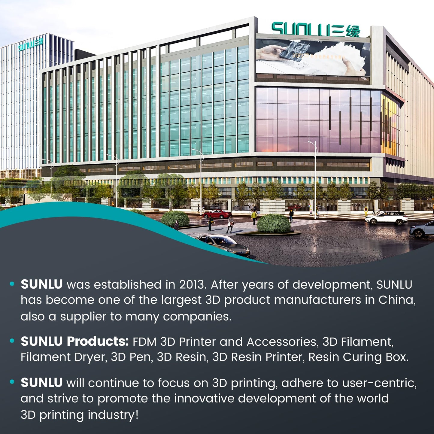 SUNLU PLA 3D Printer Filament PLA Filament 1.75mm, Neatly Wound 3D Printing Filament 1.75mm, Dimensional Accuracy +/- 0.02 mm, Fit Most FDM 3D Printers, 1kg Spool (2.2lbs), Black