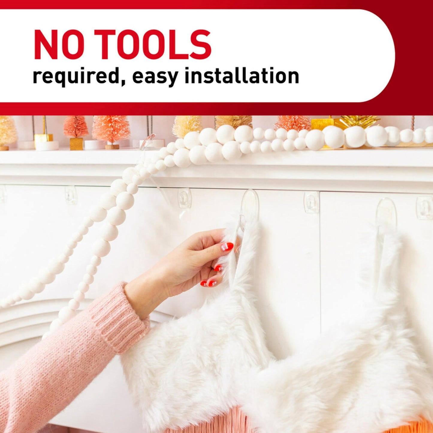 Command Clear Variety Pack, Including 8 Pairs of Picture Hangers, 4 Clear Wire Hooks and 11 Wall Hooks for Hanging Home Decor, Damage-Free Hanging Up to 19 Items with Command Strips