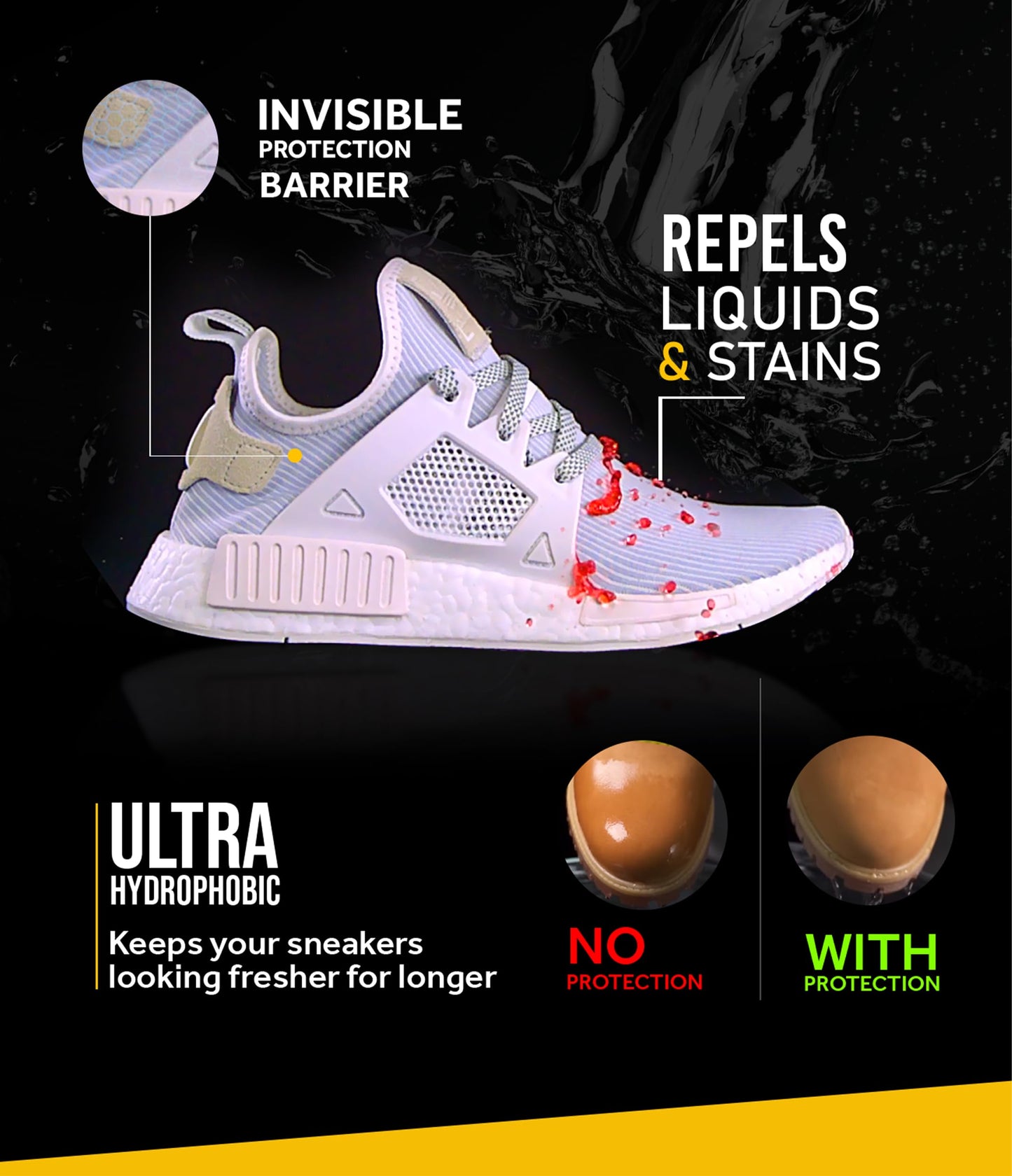 Crep Protect Shoe Protector Spray - Rain & Stain Waterproof Nano Protection for Sneaker, Leather, Nubuck, Suede & Canvas