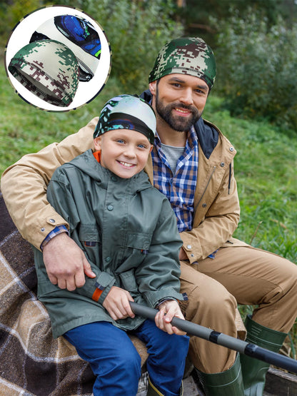 SATINIOR 6 Pcs Cooling Skull Cap Helmet Liner Sweat Wicking Cap Hard Hat Liner for Men Women Sports Cycling Running(Cool Patterns)