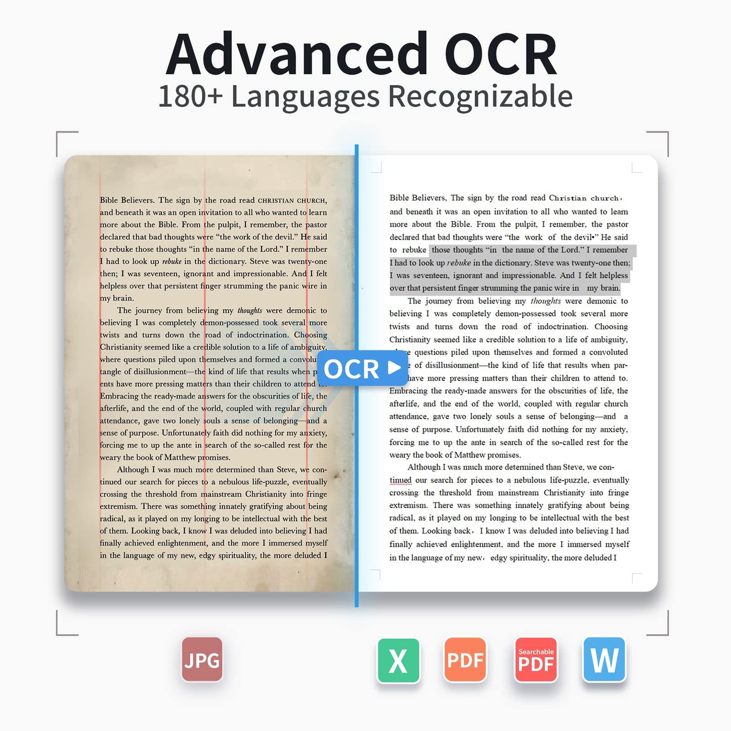 CZUR Shine Ultra Smart Portable Document Scanner, Thin Book Scanner with OCR, USB Document Camera for Desktop/Laptop, Capture Size A3, Compatible with Windows & Mac OS (Not for Android & iOS)