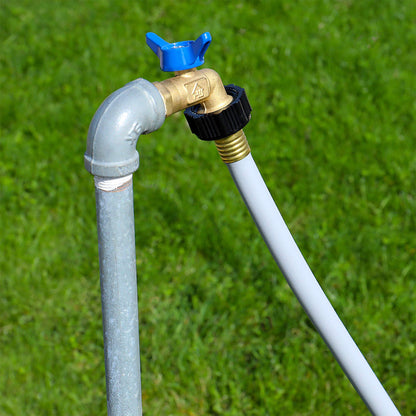 Valterra Flushing Hose for RVs, Campers, Trailers - 1/2" x 25', Gray