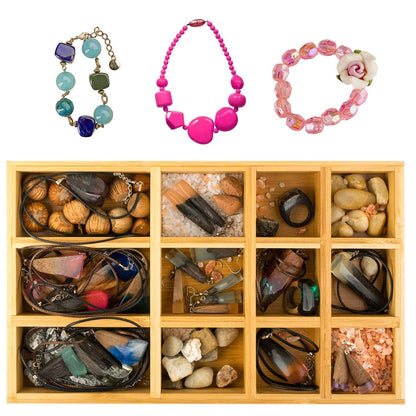 YASPIT Resin Casting Tools Set, 23 Piece - Sanding & Polishing Kit - Includes Sandpaper, File, Blocks, Scissors, Wooden Brush for Epoxy Resin Jewelry