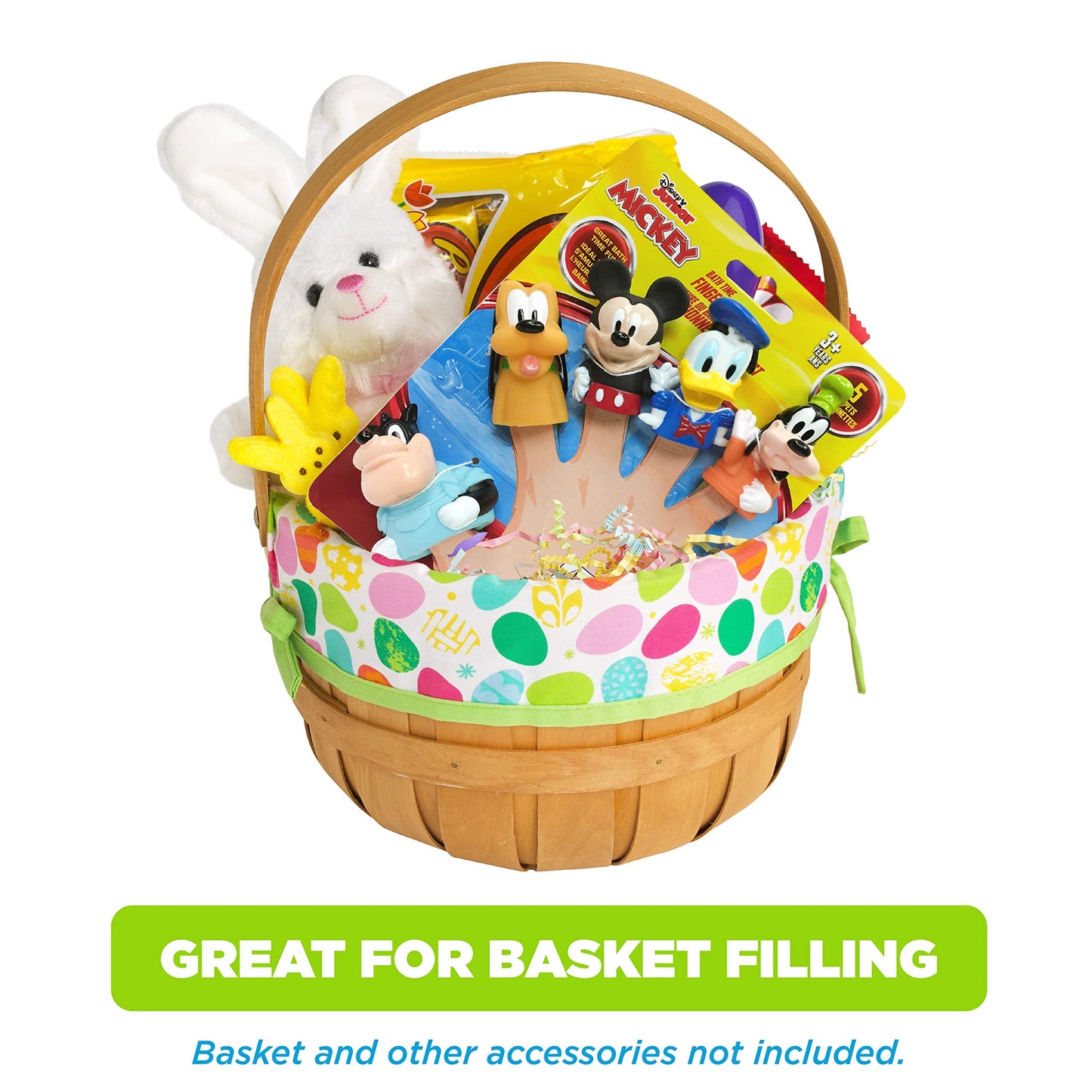 Disney Mickey & Friends 10-Piece Finger Puppet Set - Party Favors, Educational Story Time, Floating Pool & Beach Toys