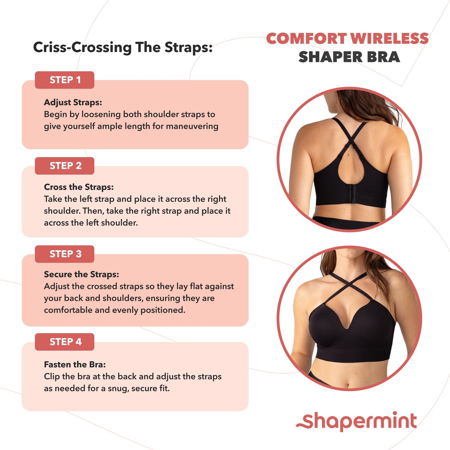 SHAPERMINT Bras for Women - Lingerie Bra, Bralettes for Women with Support, No Underwire Plus Size Bras for Women Nude