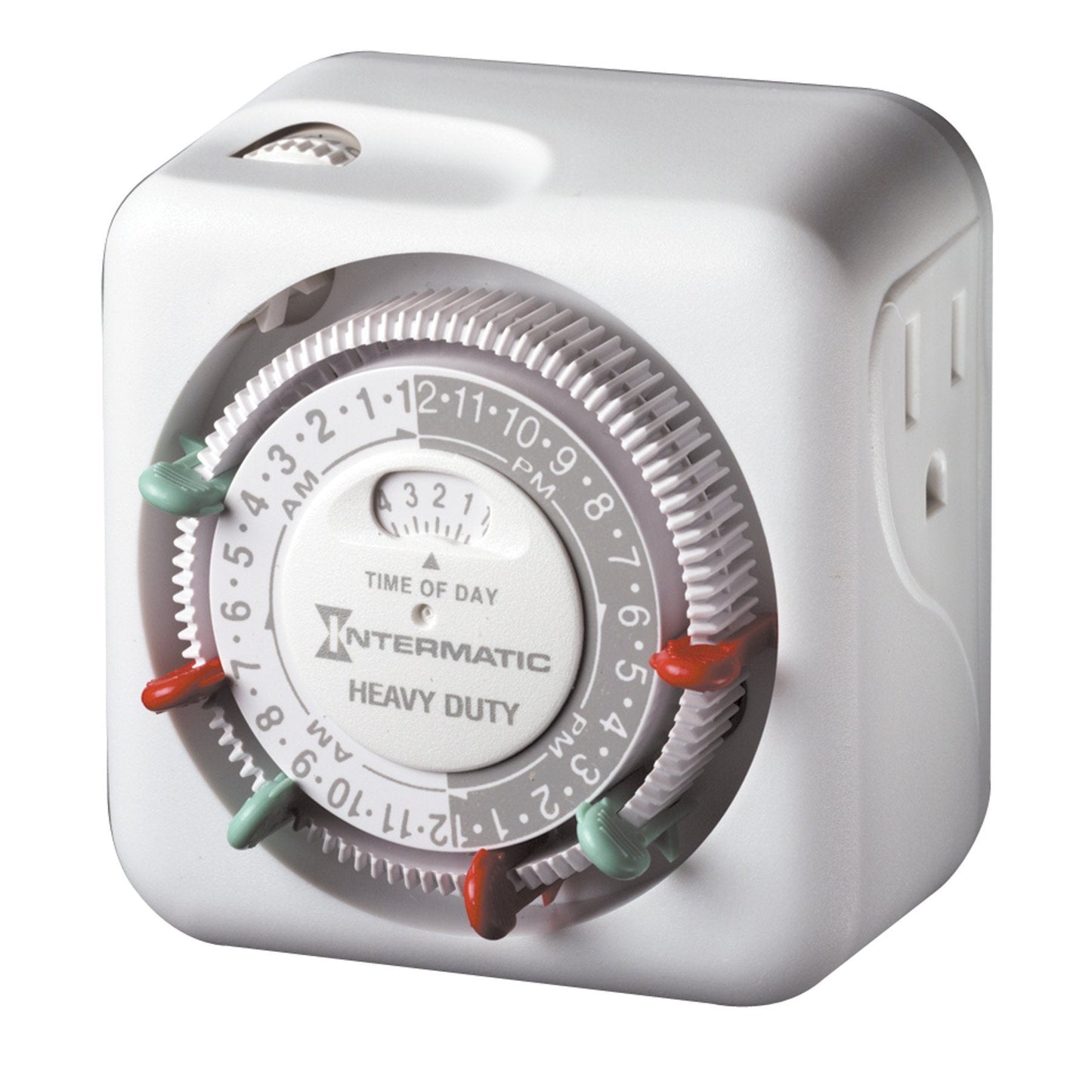 TN311 Heavy-Duty 24-Hour Indoor Mechanical Plug-in Timer - Efficient Control, Customizable Scheduling - Timer for Lighting, Fans & Small Appliances