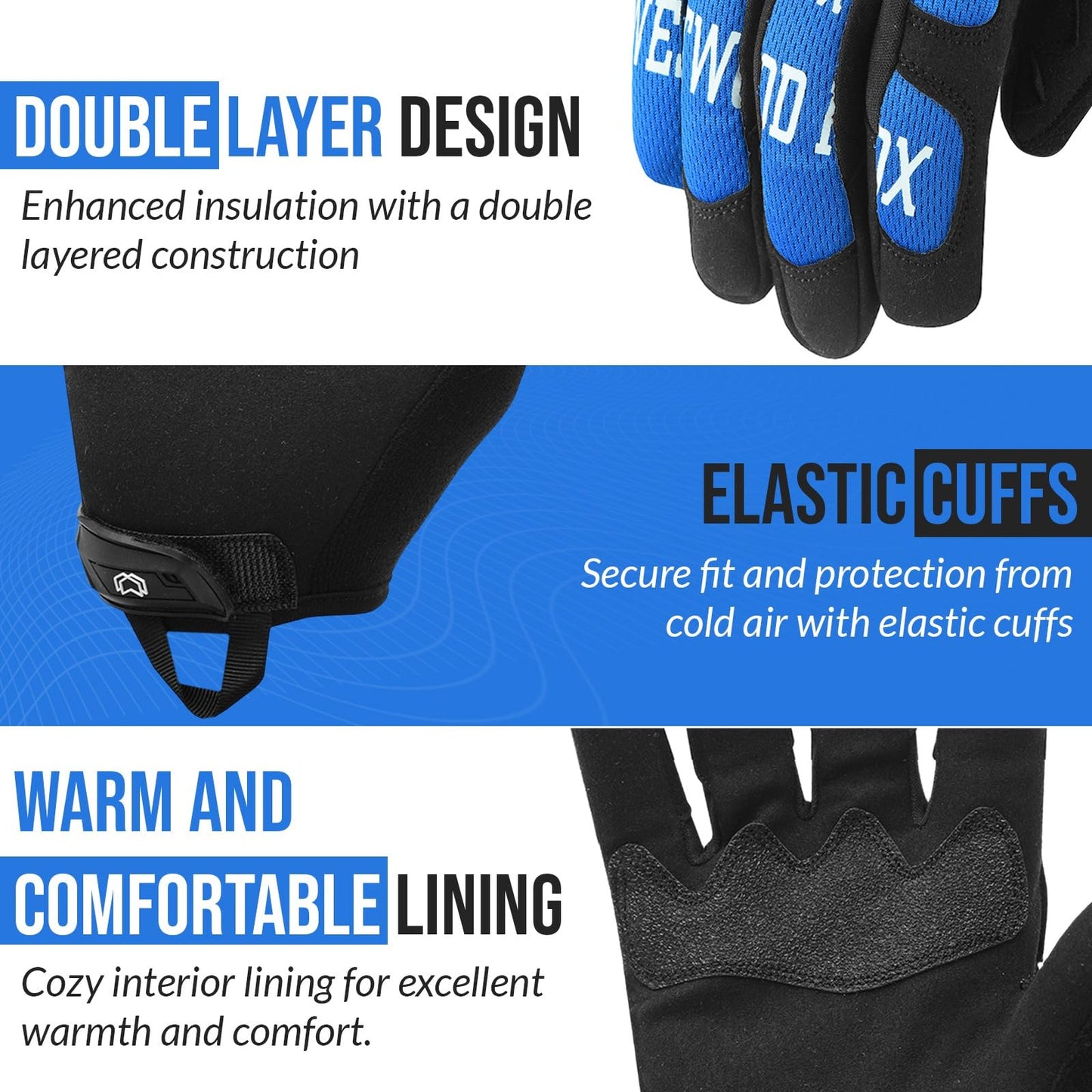 WESTWOOD FOX Gardening Working Gloves Leather Safety Thorn Proof Gloves for Mens & Women Flexible Heavy Duty Mechanic Gloves