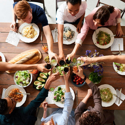 Stylish Silver & White Cocktail Napkins - 100 Disposable 5x5 Inch Wedding Napkins