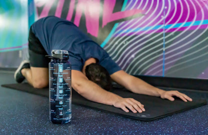 Epic Nalgene Filtered Motivational Water Bottle | Water Bottles With Times To Drink | USA Made Bottle and Filter | Dishwasher Safe | BPA Free with Time Marker | Removes 99.99% Tap Water Impurities