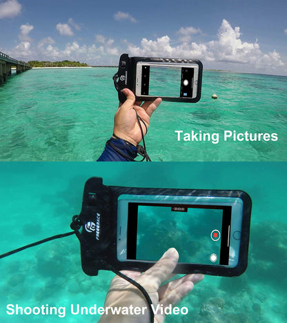 Waterproof Dry Bag - Transparent Lightweight Dry Sack with Strap, Seals and Waterproof Case - Float on Water - Keeps Gear Dry for Kayaking, Beach, Rafting, Boating, Hiking, Camping (Green) 5L