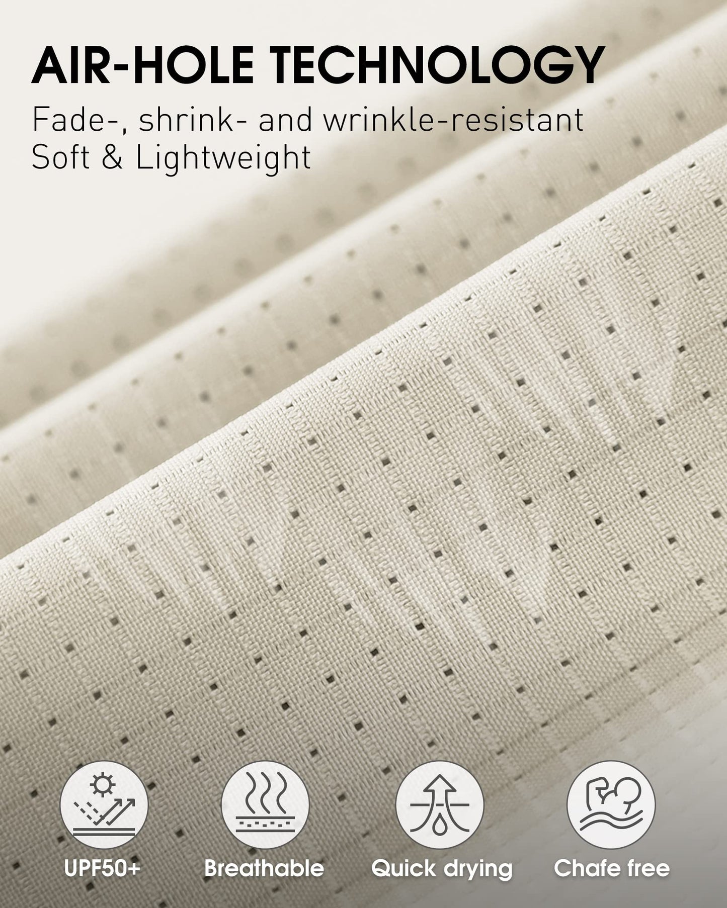 33,000ft Men's UPF 50+ UV Short Sleeve Hiking Fishing Shirt Quick Dry Cooling PFG Sun Protection Shirt for Travel Safari Khaki